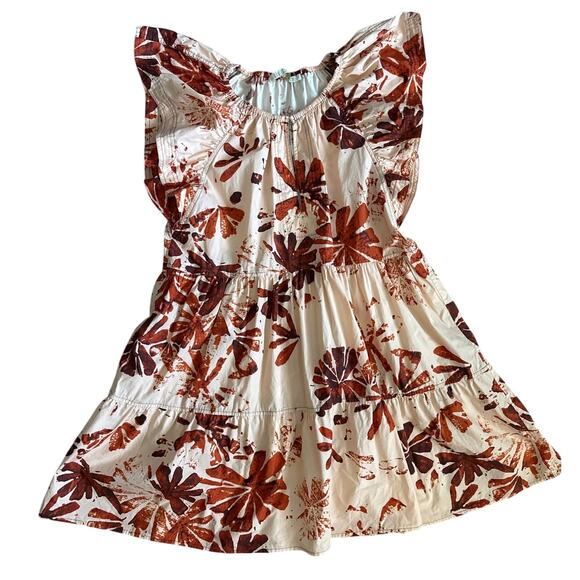 Marie Oliver Kara Aloha Poplin Mini Dress Multicolor Size Medium - Picture 5 of 11